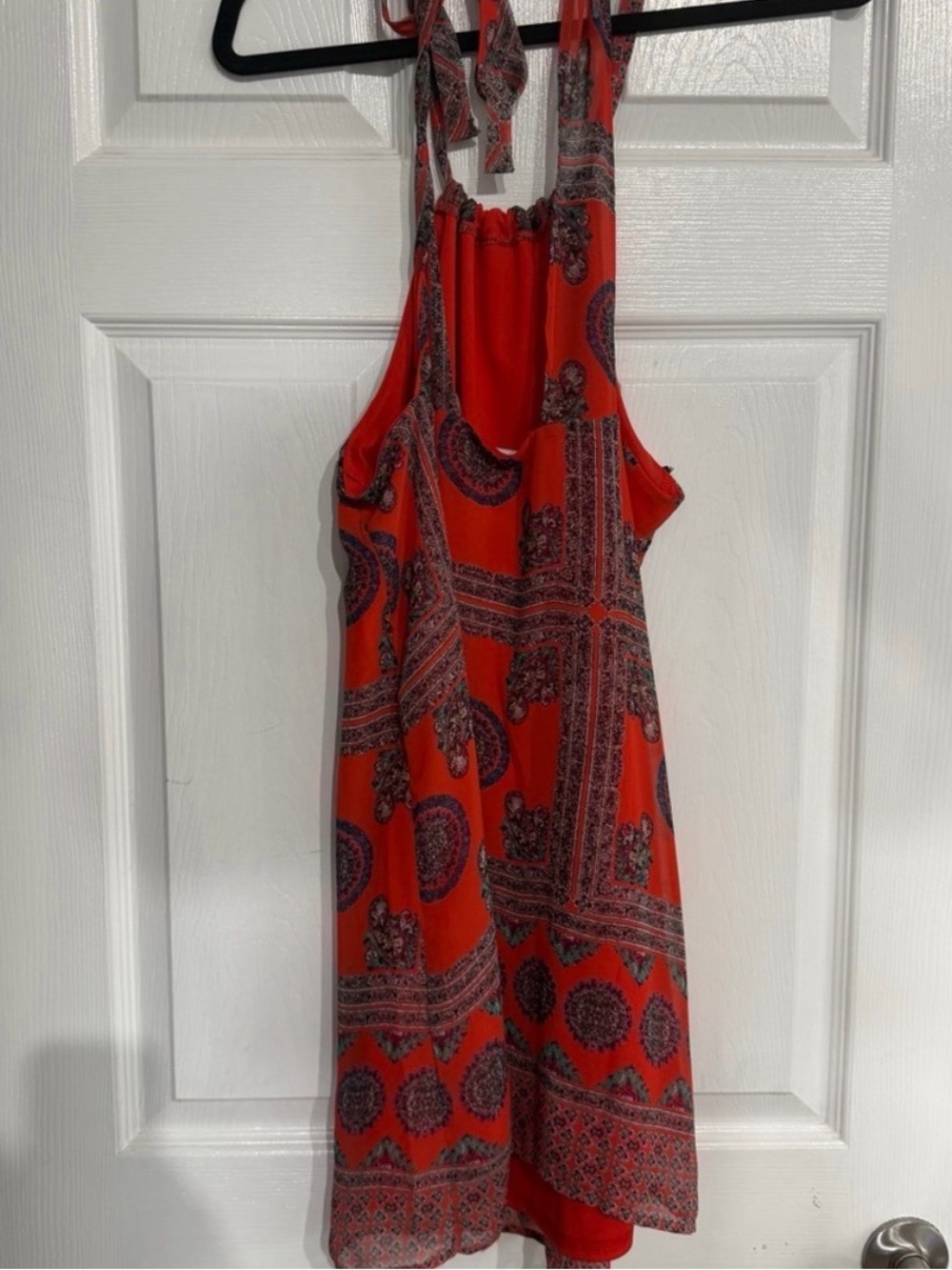 Lulus social philosophy paisley print halter dress - Picture 5 of 5